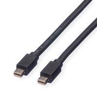 ROLINE DisplayPort Cable, Mini DP - Mini DP, M/M, black, 2 m