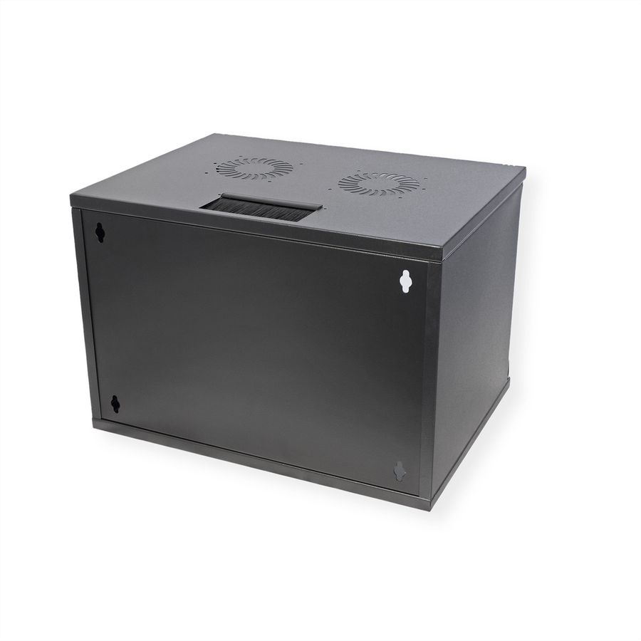 ROLINE 19-inch wall-mounted housing Basic 7 U, 540x400 WxD kit black