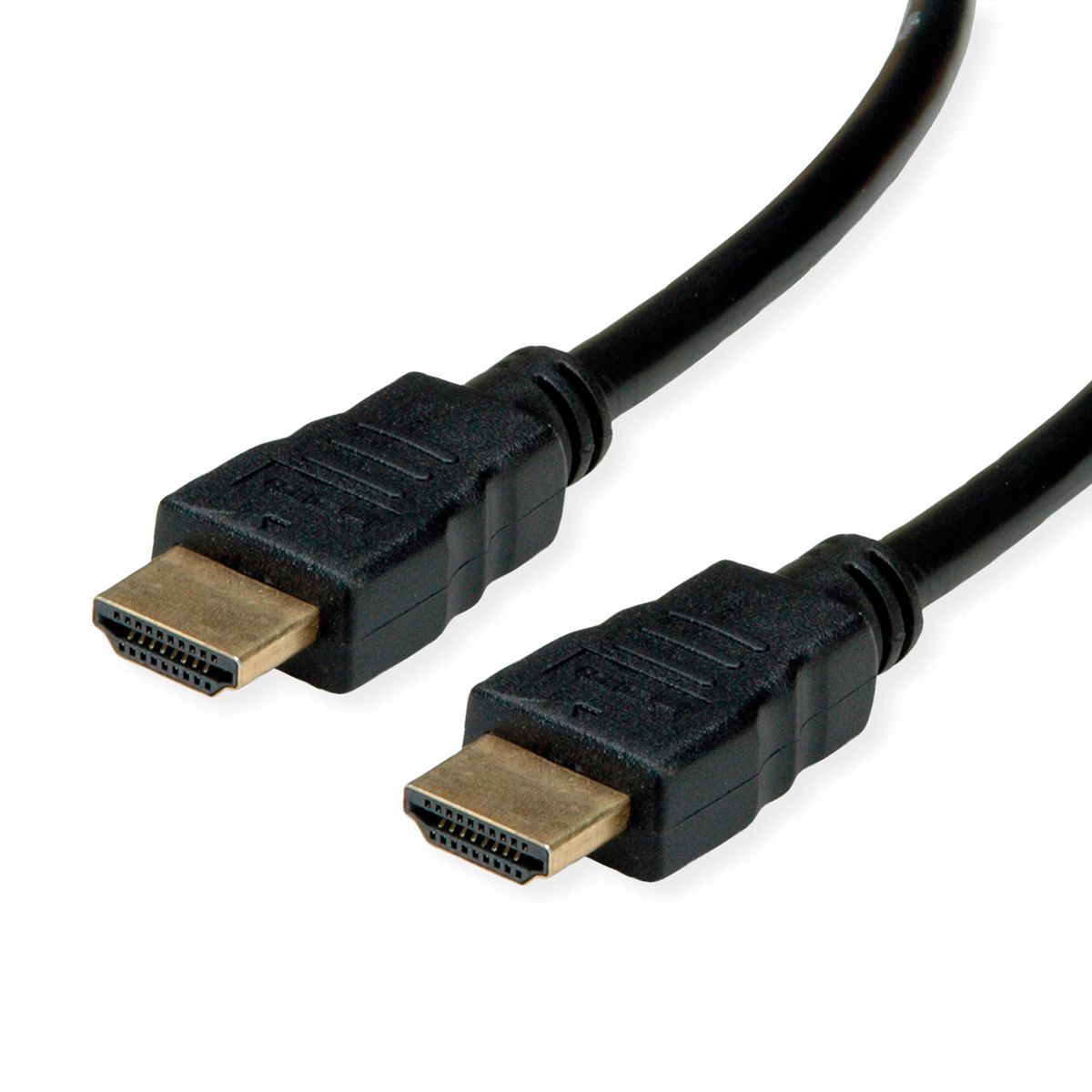 ROLINE RM HDMI High Speed Cable + Ethernet, M/M, black, 2 m
