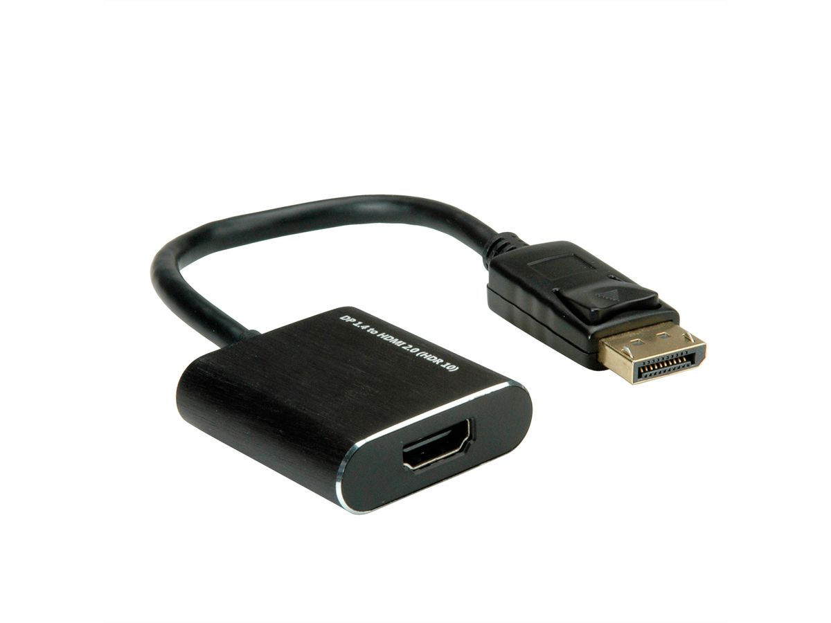 ROLINE DisplayPort HDMI Adapter 4K 60Hz DP v1.4 DP M HDMI F SECOMP International AG