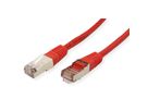 ROLINE FTP Patch Cord Cat.5e (Class D), red, 1 m