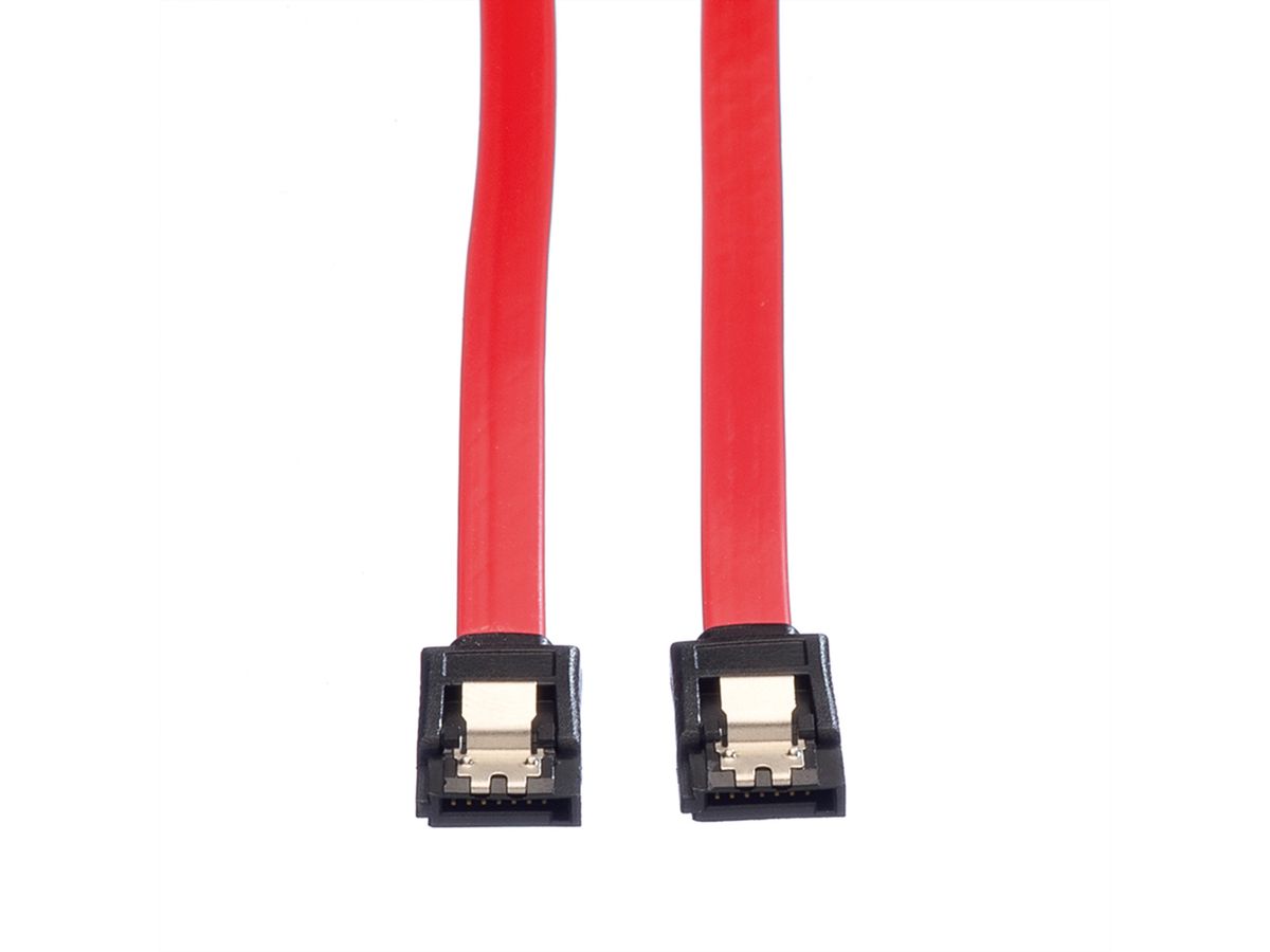 VALUE Internal SATA 6.0 Gbit/s Cable with Latch lock, 1 m