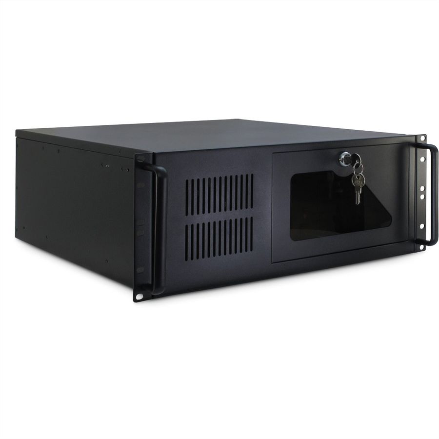 19" Industrial Rack-Mount Server Chassis STD, IPC 4U 4088-S, black