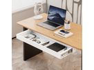 VALUE Ultra-Slim Underdesk Mount Storage Drawer, 758 mm width, white
