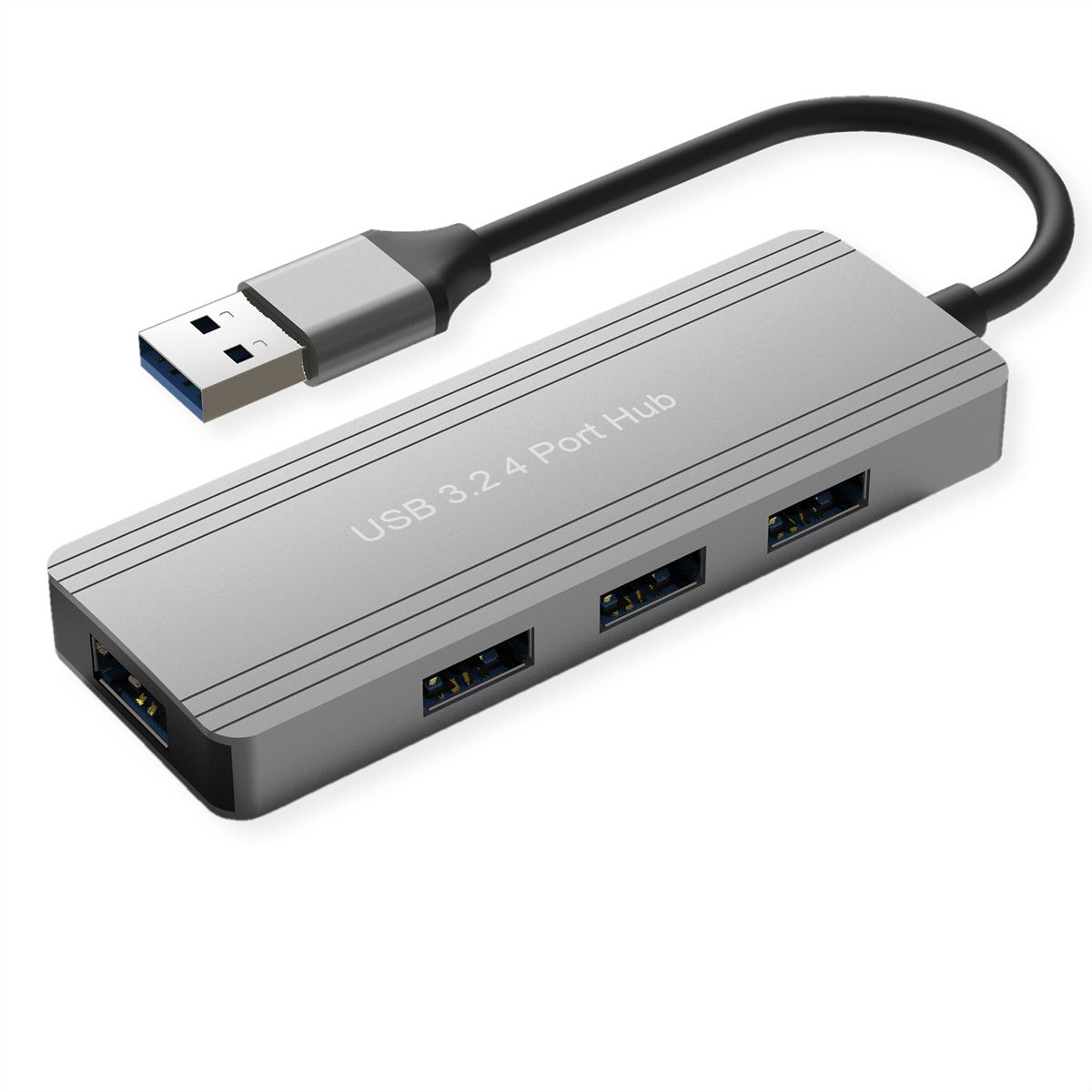 VALUE USB 3.2 Gen 1 Hub, 4 Ports, Type-A Connection Cable