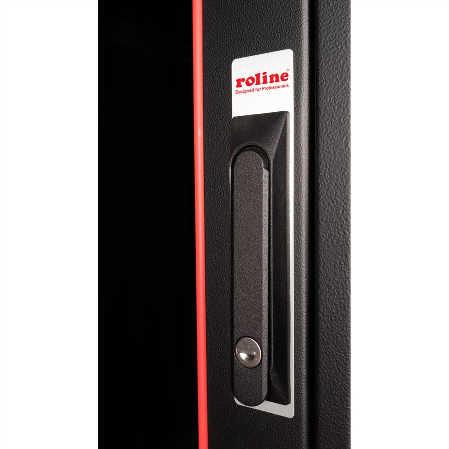 ROLINE 19-inch Network Cabinet Pro 42 U, 600x600 WxD Glass door black
