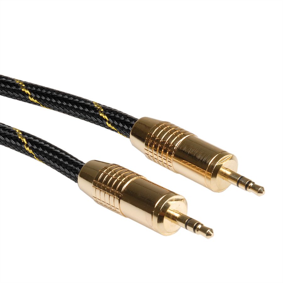 ROLINE GOLD 3.5mm Audio Connetion Cable, M/M, 2.5 m