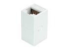 ROLINE RJ-45 Mini Inline Coupler, Cat.6A (Class EA), unshielded, white