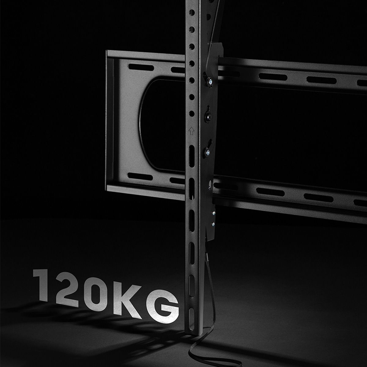 VALUE TV Wall Mount, 80mm Wall Distance, tiltable, 60–120 inch, max. 120 kg