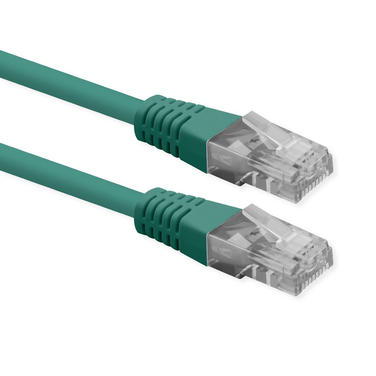 ROLINE UTP Patch Cord, Cat.6 (Class E), PoE, green, 5 m