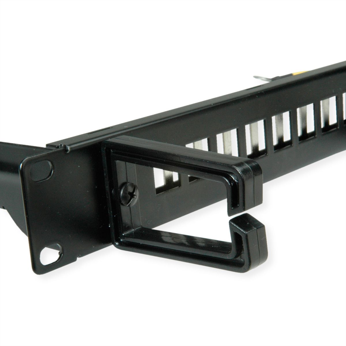 ROLINE Keystone 19'' Module Frame, 16 Ports, shielded, black