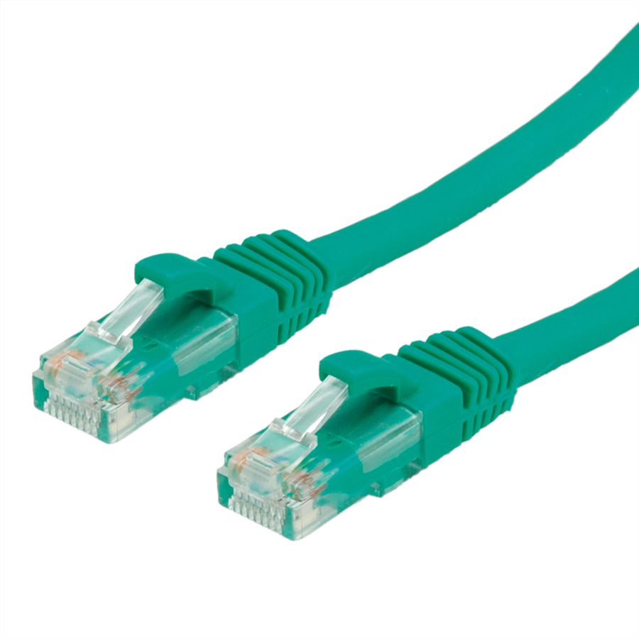 VALUE UTP Cable Cat.6 (Class E), halogen-free, green, 7 m