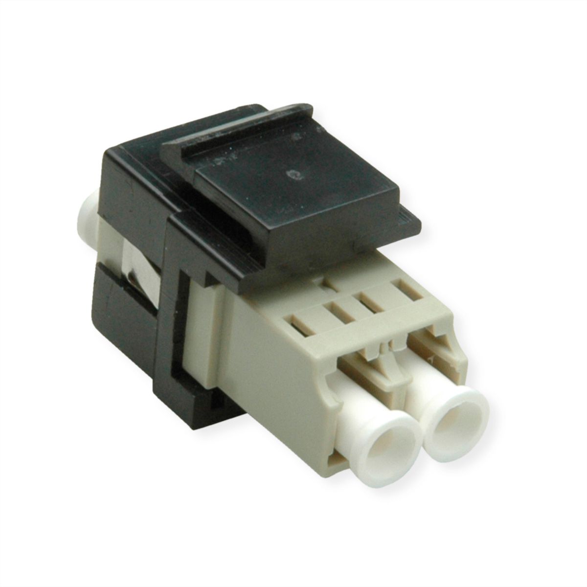 ROLINE Fiber Optic Keystone Jack, LC/LC Duplex, Multiode, OM2
