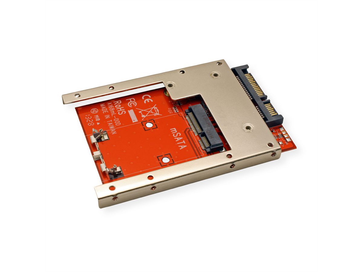 ROLINE Adapter, mSATA SSD to 2.5 SATA 22pin