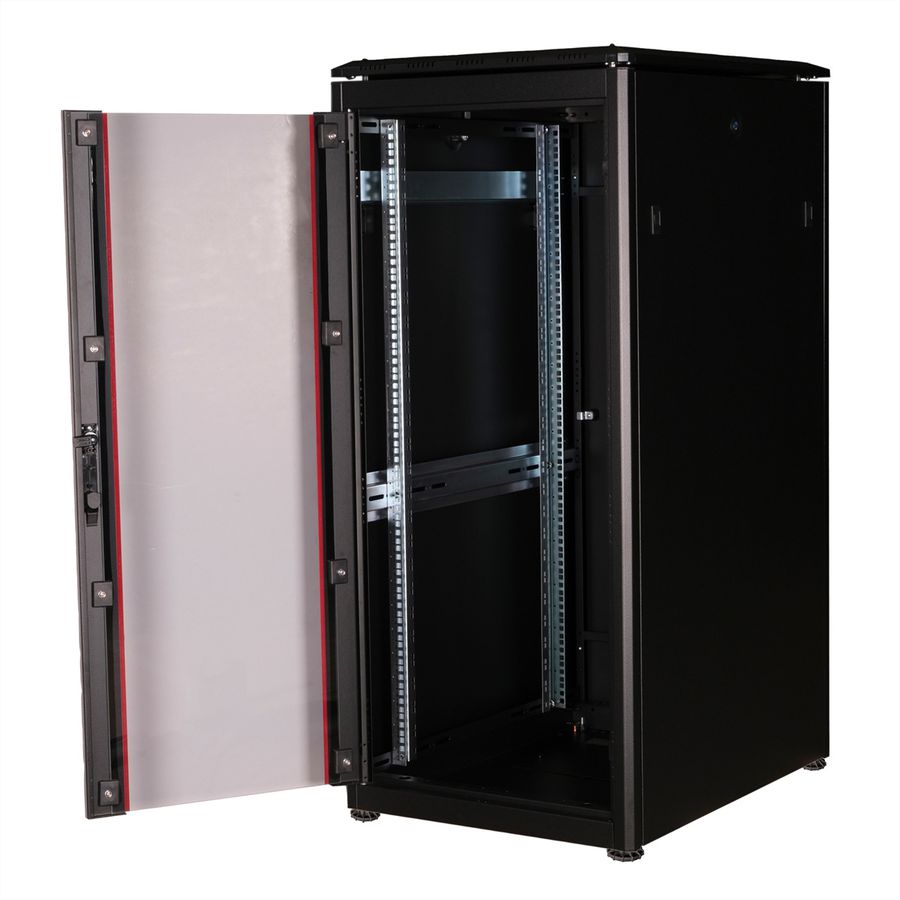 ROLINE 19-inch Network Cabinet Pro 26 U, 600x800 WxD Glass door black