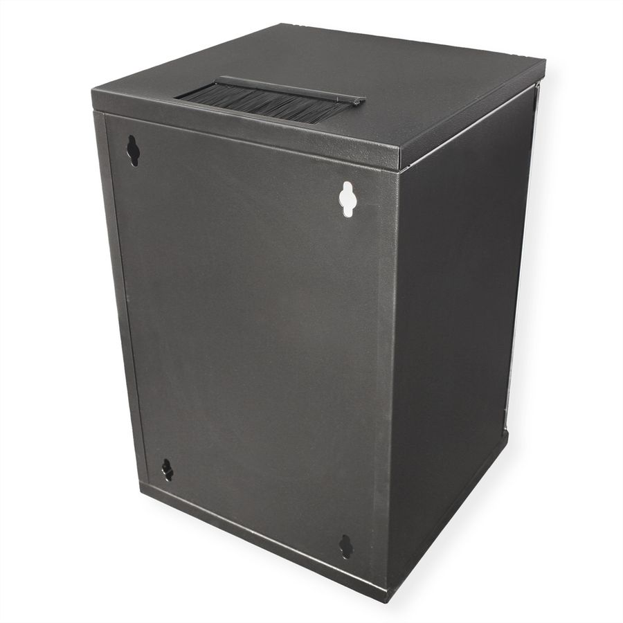 ROLINE 10-inch wall-mounted housing 9 U, 312x300 WxD black