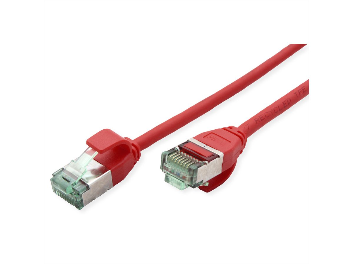 ROLINE RM U/FTP DataCenter Patch Cord Cat.6A (Class EA), slim, red, 3 m