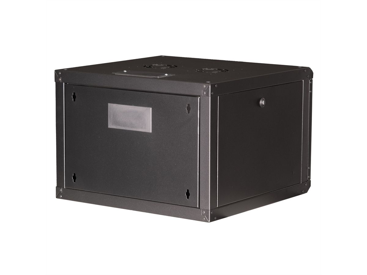 ROLINE 19-inch wall-mounted housing Pro 7 U, 600x600 WxD black