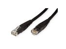 ROLINE UTP Patch Cord, Cat.6 (Class E), black, 0.3 m