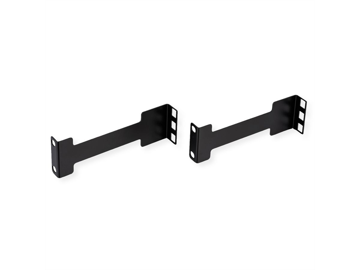 VALUE 19" Rack Depth Extender, 2 pcs, 1U, metal, 151.5mm