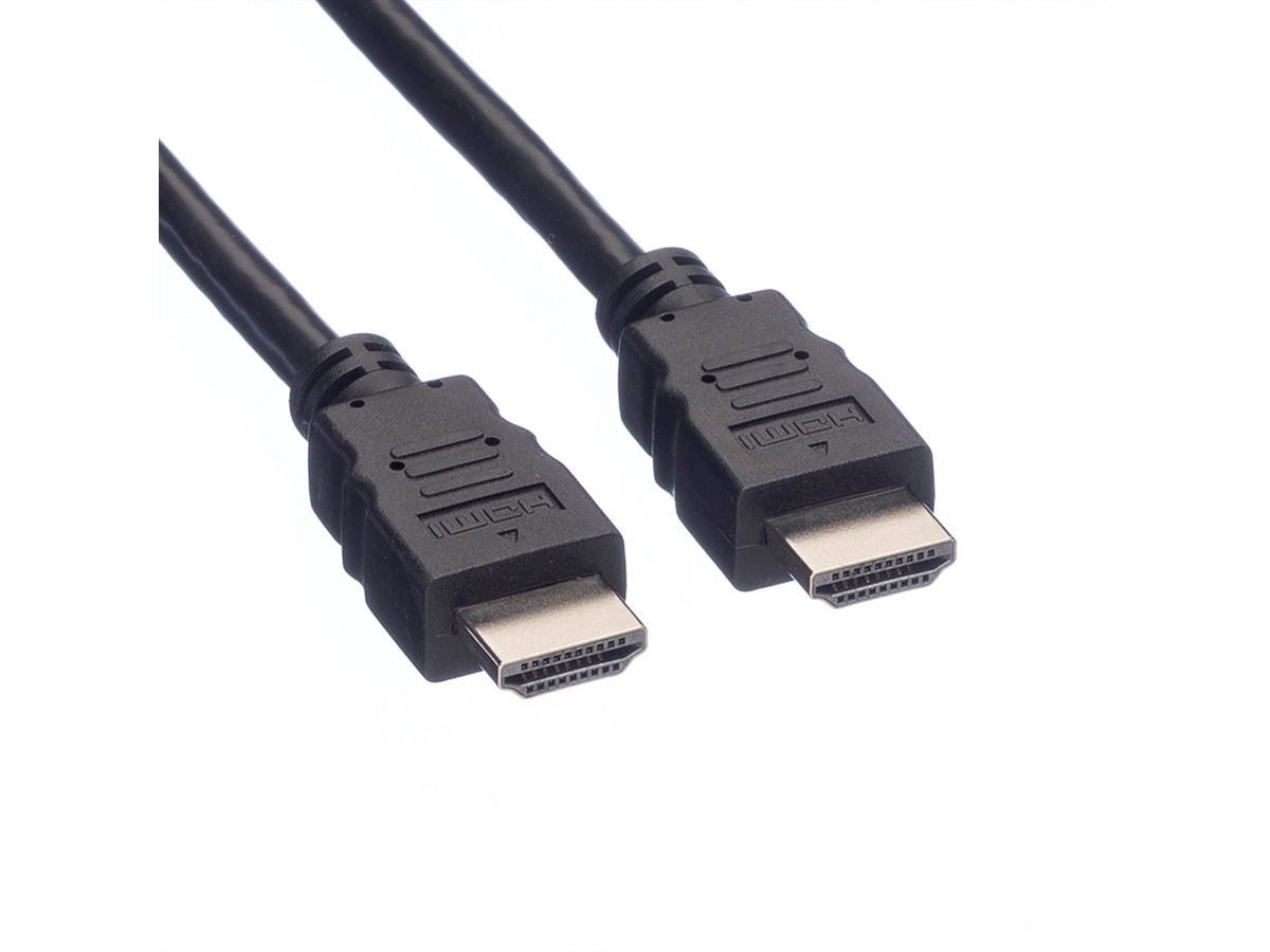 VALUE HDMI High Speed Cable, M/M, black, 1 m
