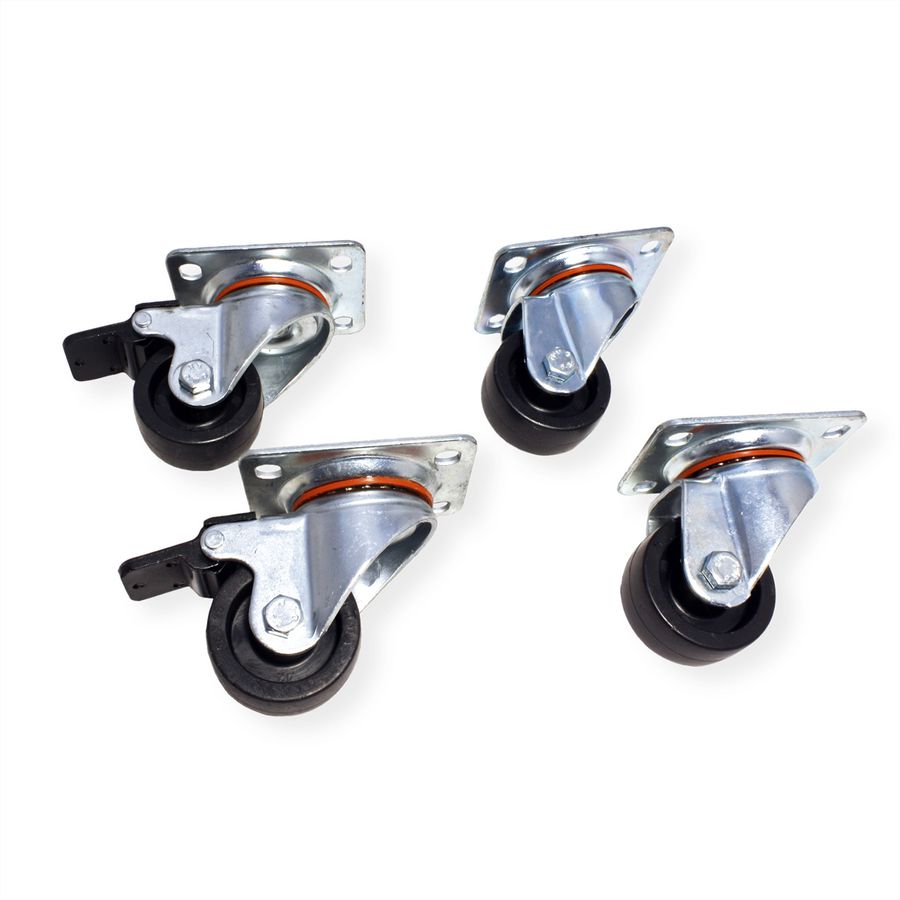 ROLINE castors for server and network cabinets, 250 kg
