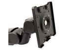 ROLINE Monitor Arm, Pole-Mounted, Gas Spring, < 144.78 cm (57"), Heavy Duty < 27 kg, black