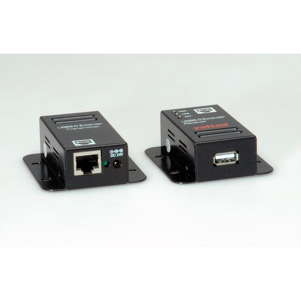 ROLINE USB 2.0 Extender over RJ-45, PoC, 1x USB, max. 50m - SECOMP ...