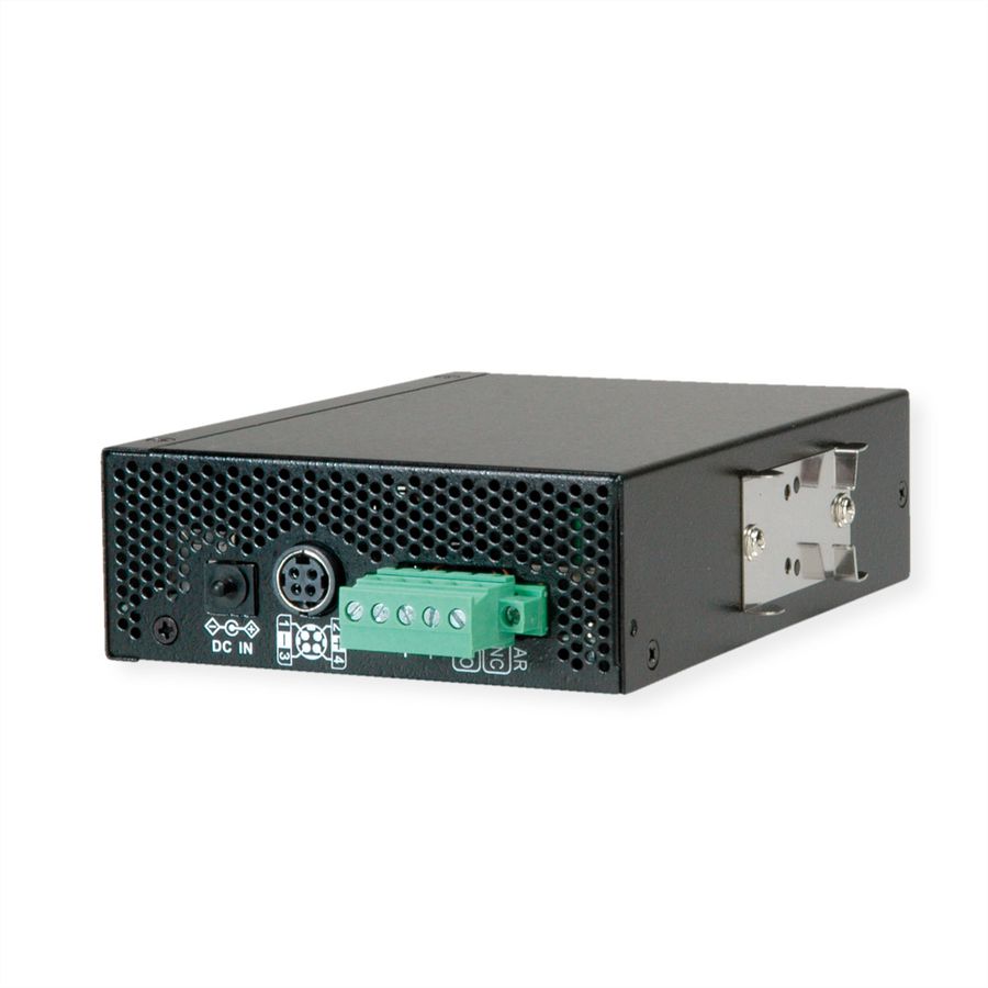 ROLINE Industrial Managed Media Converter Gigabit Ethernet  with PoE++ PSE Support