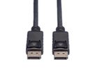 ROLINE GREEN DisplayPort Cable, DP-DP, TPE, M/M, black, 1 m