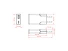 VALUE USB Wall Charger, EU Plug, 2x Ports (A+C), 20W, white