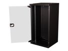 ROLINE 10-inch wall-mounted housing 12 U, 312x300 WxD black