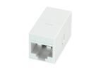 ROLINE RJ-45 Mini Inline Coupler, Cat.6A (Class EA), unshielded, white