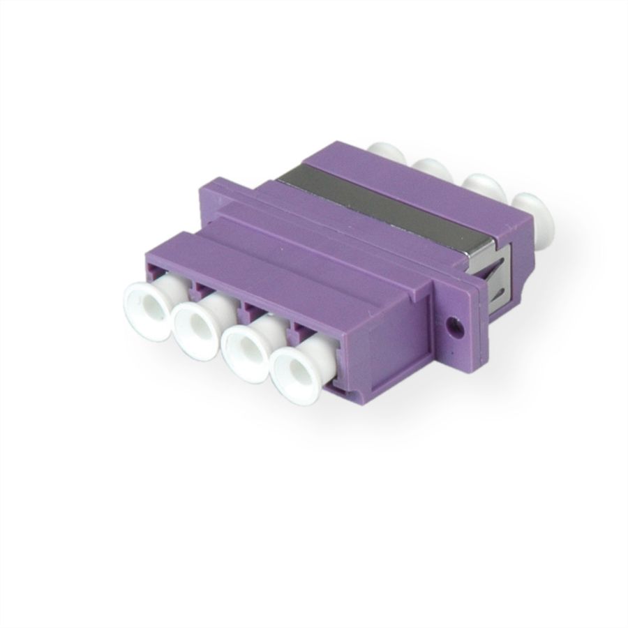 VALUE  Fibre Optic Adapter LC quadruple, OM4, PB
