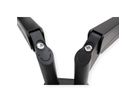 VALUE Dual LCD Monitor Arm, Desk Clamp, 5 Joints, Space Saving