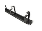 19" Cable Management 1 UH with Brush Seal, 4 Metal rings (G-Type), black