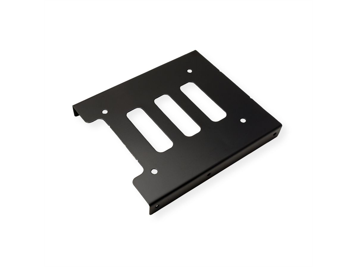 ROLINE HDD/SSD Mounting Adapter, 3.5 inch frame for 1x 2.5 inch HDD/SSD, metal, black