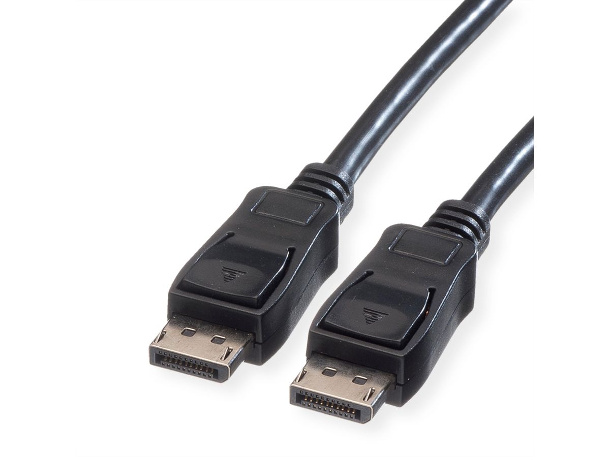 VALUE DisplayPort Cable, DP-DP, M/M, black, 1 m