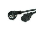 VALUE Power Cord, German Type - IEC320 - C19 16A, black, 3 m