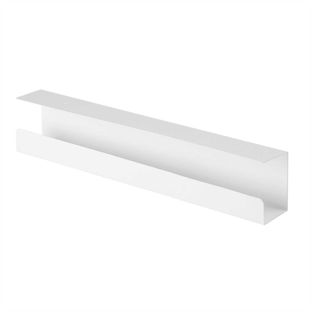 VALUE Cable Cover Organizer (Under Desk Mount), white