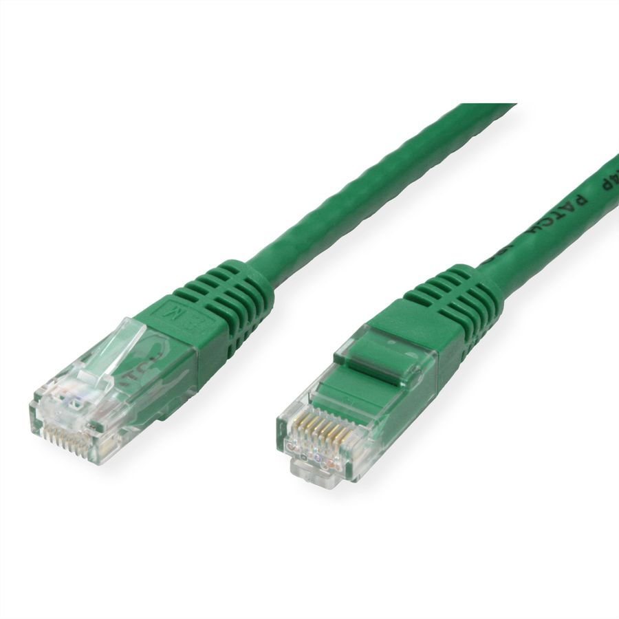 VALUE UTP Patch Cord, Cat.6 (Class E), green, 0.5 m