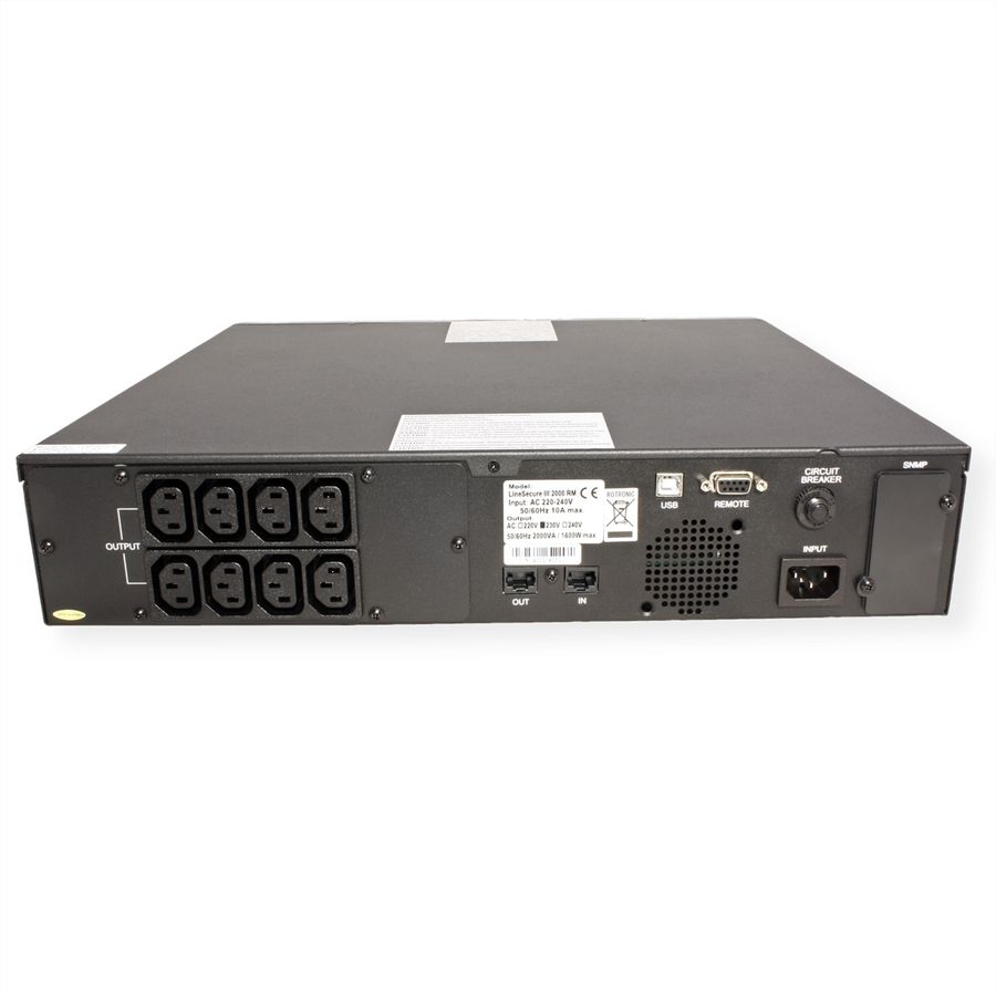 ROLINE LineSecure III 2000R - Line Interactive UPS, Rack Version