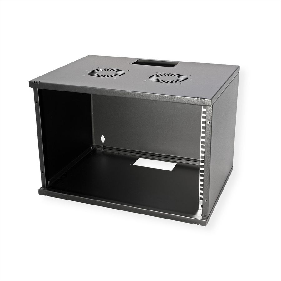 ROLINE 19-inch wall-mounted housing Basic 7 U, 540x400 WxD kit black