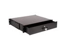 ROLINE 19-inch keyboard insert 2 U, 400 T lockable black