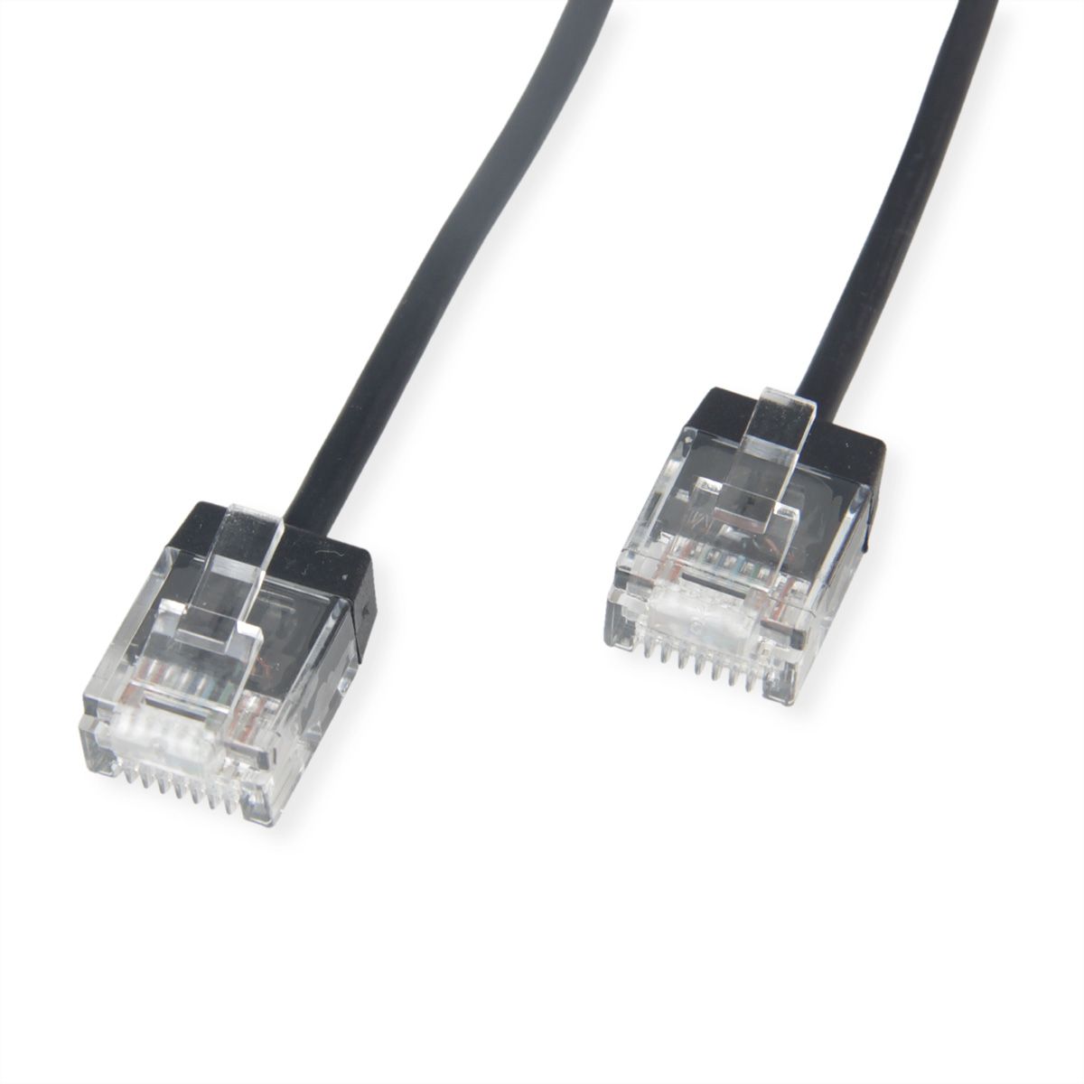 ROLINE UTP Data Center Patch Cord Cat.6A (Class EA), LSOH, Slim, Ultra Short Connector, black, 5 m