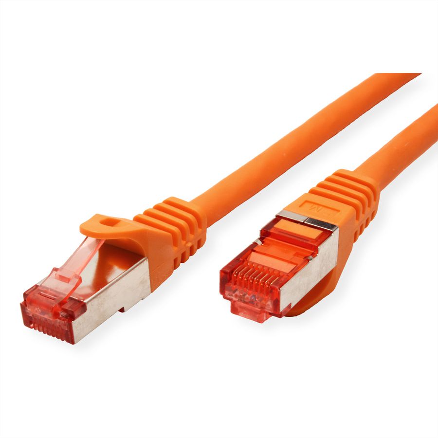 ROLINE S/FTP Patch Cord Cat.6 Component Level, LSOH, orange, 5 m