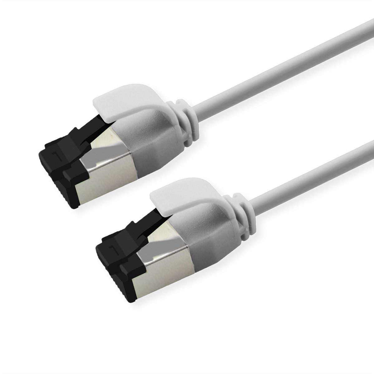 ROLINE U/FTP Patch Cord Cat. 8.1 (Class I), LSOH, SLIM, grey, 3 m
