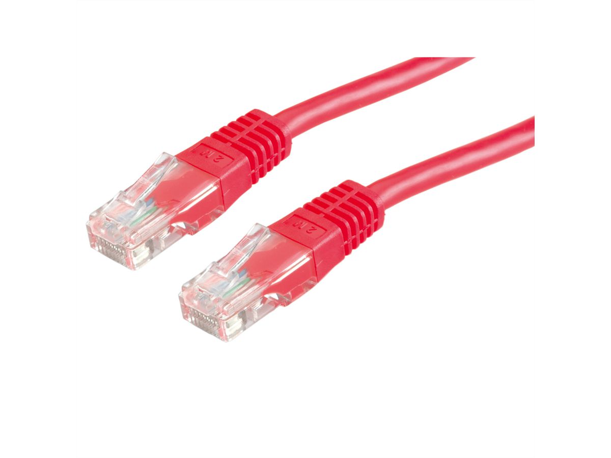 UTP Patch Cord, Cat.6 (Class E), red, 7 m