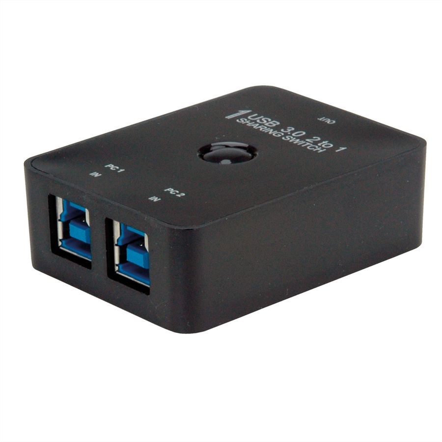 VALUE Manual USB 3.2 Gen 1 Switch, 2 Ports