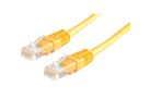 ROLINE UTP Patch Cord Cat.5e (Class D), yellow, 2 m